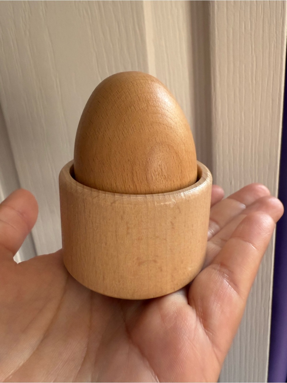 Lovevery egg cup toy